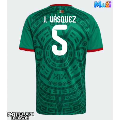 Mexiko Johan Vasquez #5 Domácí Dres MS 2026 Krátký Rukáv Mexiko Johan Vasquez #5 Domácí Dres MS 2026 Krátký Rukáv